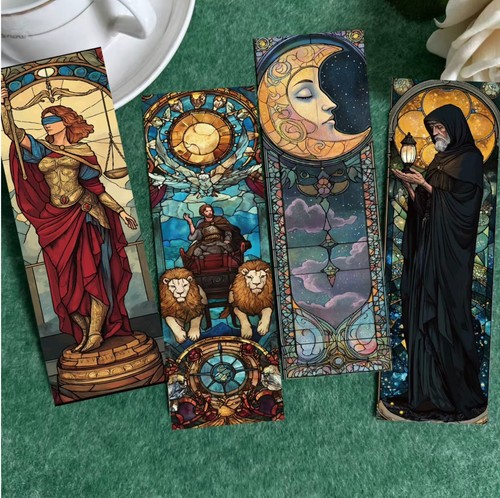 Lesezeichen buchzeichen tarot - lesezeichen,
