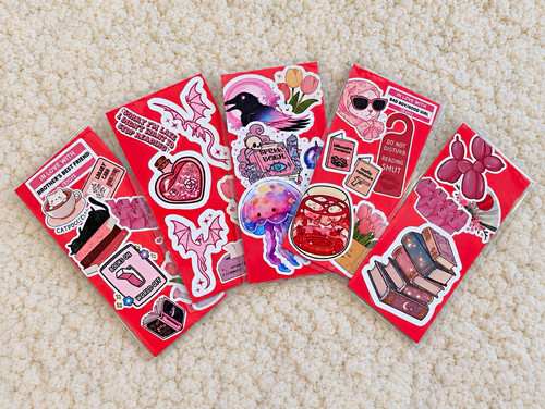 Handmade laminated bookmarks